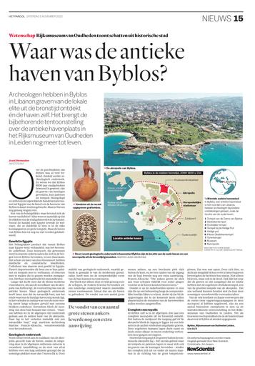 Waar was de antieke haven van Byblos?